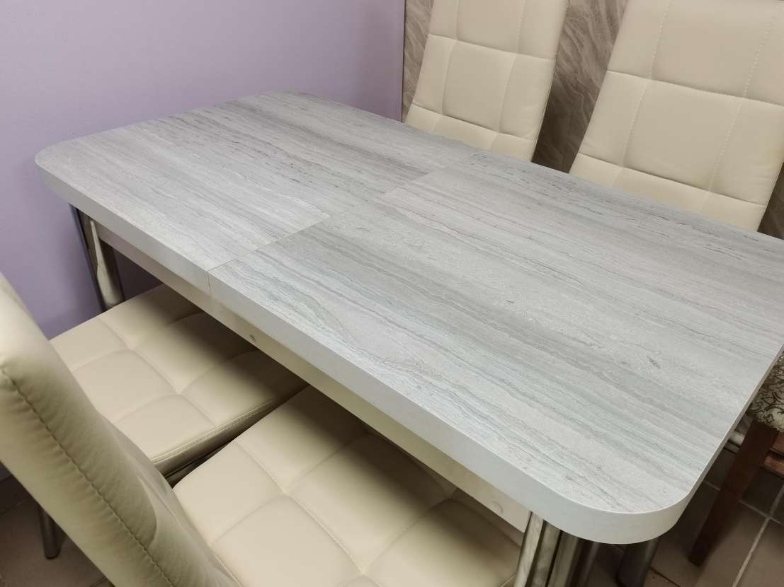 "Постформинг 25 мм" Стол раздвижной  цвета в ассортименте (1102/1376*581*750)