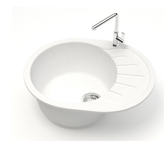 Мойка мат. Модель 10/Q1 (575*440*215) белый лед СНЯТА С ПРОИЗВОДСТВА Мойка мат. Модель 10/Q1 (575*440*215) белый лед СНЯТА С ПРОИЗВОДСТВА