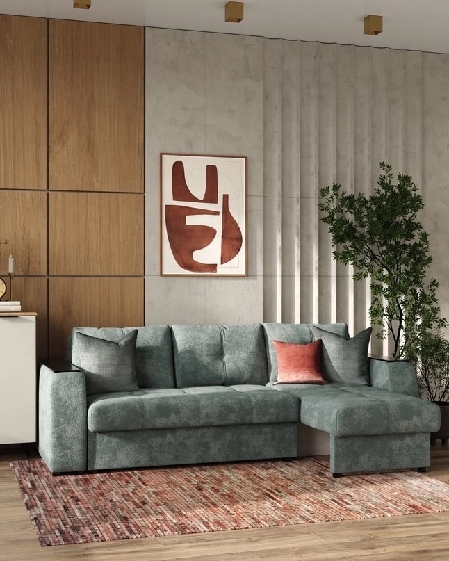 "Питер" БД НПБ (2600*1100 сп.м 2150*1500)  в ткани OWN "Питер" БД НПБ (2600*1100 сп.м 2150*1500)  в ткани OWN