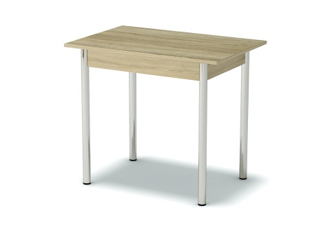 Стол обеденный  (860*570*750) хром Стол обеденный  (860*570*750) хром