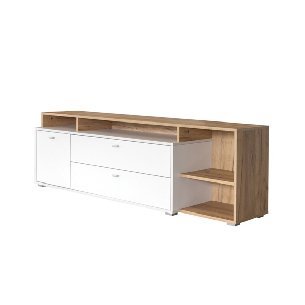 ТВ - тумба "Адель"(1710*430*548) белый/дуб крафт золотой ТВ - тумба "Адель"(1710*430*548) белый/дуб крафт золотой
