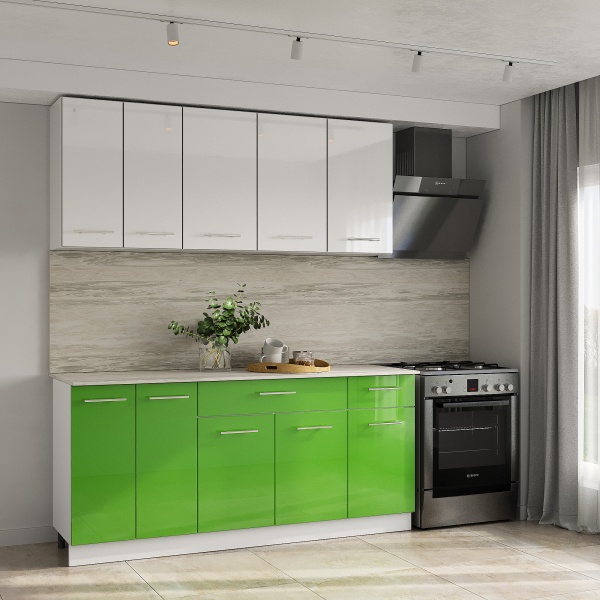 Кухня Бостон готовое решение 1800мм Кухня Бостон готовое решение 1800мм