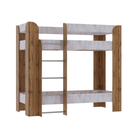 Кровать 2-х ярусная без ящика "МИШКА" (1964*998*1740)  Кровать 2-х ярусная без ящика "МИШКА" (1964*998*1740)