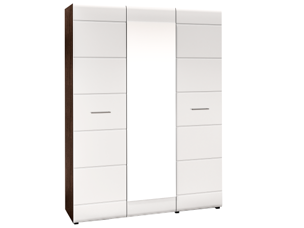 "Ненси" шкаф 3-х створчатый С ЗЕРКАЛОМ (1500*465*2000)  "Ненси" шкаф 3-х створчатый С ЗЕРКАЛОМ (1500*465*2000)