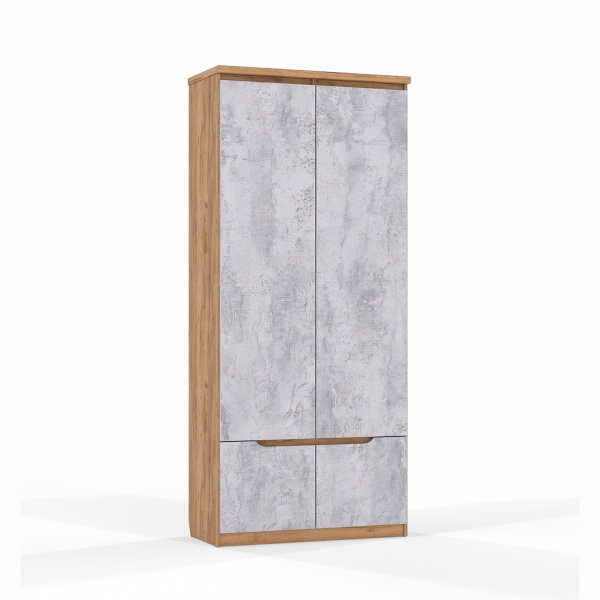 "Асти" шкаф 2-х створчатый (928*439*2103)  "Асти" шкаф 2-х створчатый (928*439*2103)