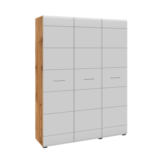 "Ненси" шкаф 3-х створчатый БЕЗ ЗЕРКАЛА (1500*465*2000)  "Ненси" шкаф 3-х створчатый БЕЗ ЗЕРКАЛА (1500*465*2000)