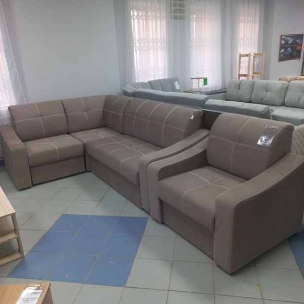 Комплект мягкой мебели "Нео-46 ДУ+ Кресло" Комплект мягкой мебели "Нео-46 ДУ+ Кресло"