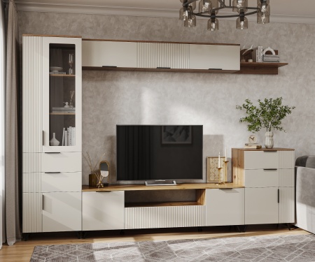 Гостиная модульная  "Грейс" 3006*450*2150мм