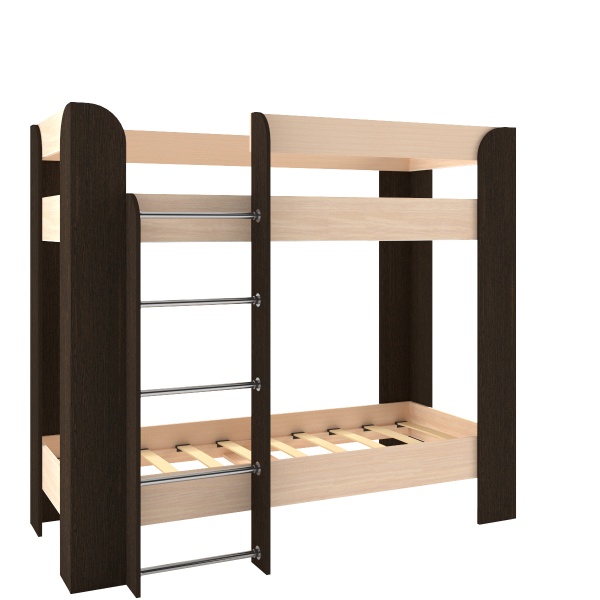 Кровать 2-х ярусная без ящика "МИШКА" (1964*998*1740)  Кровать 2-х ярусная без ящика "МИШКА" (1964*998*1740)