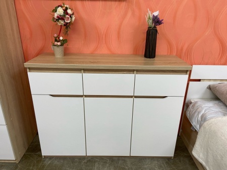 "Асти" шкаф малый 3 ящика (1353*435*1003)  "Асти" шкаф малый 3 ящика (1353*435*1003)