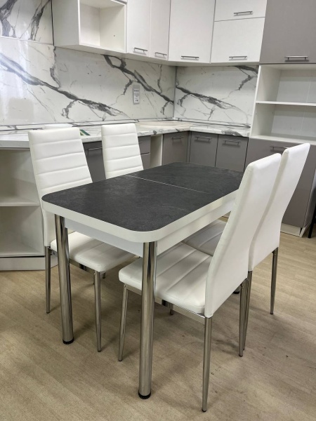 "Постформинг 38мм" Стол раздвижной   (1102/1376*581*750) "Постформинг 38мм" Стол раздвижной   (1102/1376*581*750)