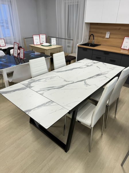 Стол "Луис" металлокаркас Z 960-2 черный (1400(2000)*900*750) МФ "Командор" Стол "Луис" металлокаркас Z 960-2 черный (1400(2000)*900*750) МФ "Командор"