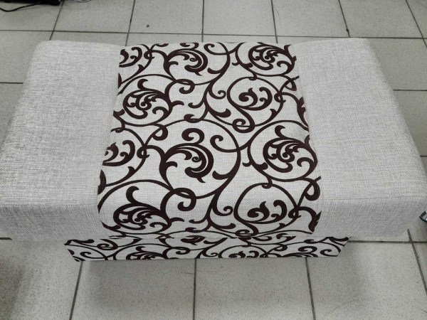 Пуф "Евро Эконом" ППУ/  флок на рогожке  Пуф "Евро Эконом" ППУ/  флок на рогожке