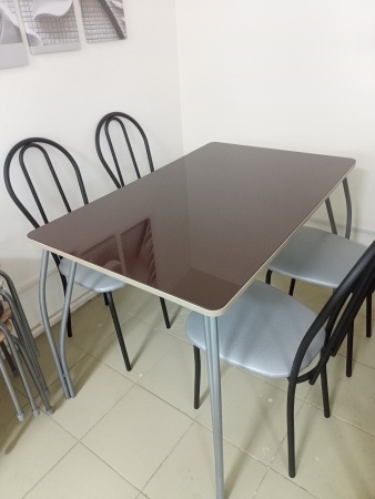 Стол "Стекло" ( цвет в ассортименте) ноги дуги 1100*700*750 ИП Хакимов г.Чайковский