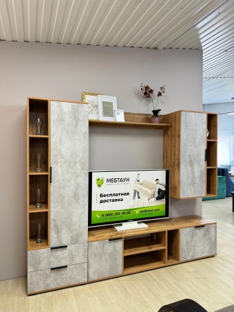 Модульная гостиная "Николь" ЛДСП  Модульная гостиная "Николь" ЛДСП