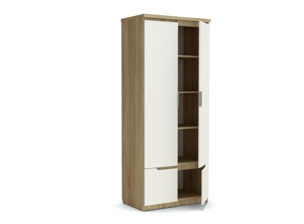 "Асти" шкаф 2-х створчатый (928*439*2103)  "Асти" шкаф 2-х створчатый (928*439*2103)