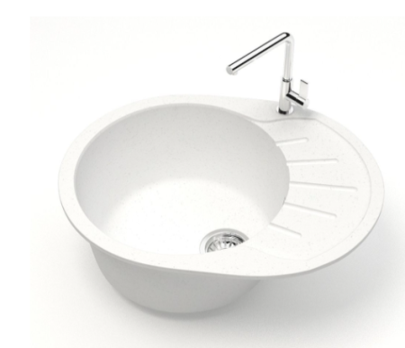 Мойка мат. Модель 10/Q1 (575*440*215) белый лед СНЯТА С ПРОИЗВОДСТВА Мойка мат. Модель 10/Q1 (575*440*215) белый лед СНЯТА С ПРОИЗВОДСТВА