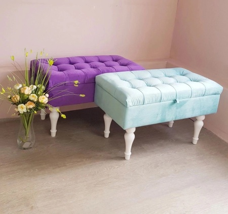 Банкетка с каретной стяжкой 760 резные ноги (ИП Салеева) Банкетка с каретной стяжкой 760 резные ноги (ИП Салеева)