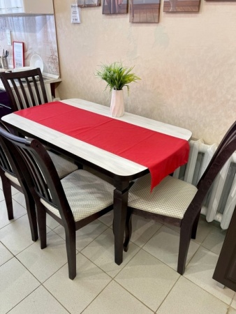 Стол "Прованс -1" (р)  венге/выбеленное дерево Стол "Прованс -1" (р)  венге/выбеленное дерево