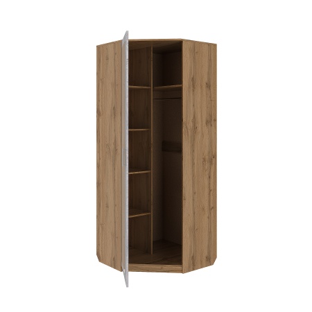 Шкаф угловой С ЗЕРКАЛОМ "Белла" (869*86*2203)  Шкаф угловой С ЗЕРКАЛОМ "Белла" (869*86*2203)