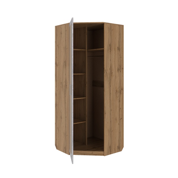 Шкаф угловой С ЗЕРКАЛОМ "Белла" (869*86*2203)  Шкаф угловой С ЗЕРКАЛОМ "Белла" (869*86*2203)