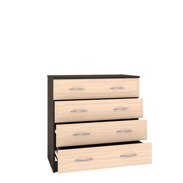 Комод "Белла 800" (806*433*825) венге/млечный дуб Комод "Белла 800" (806*433*825) венге/млечный дуб