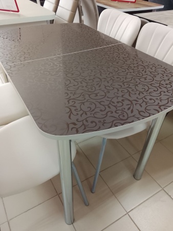 Стол универ. 2 кат. ноги ХРОМ  ФОРПОСТ 