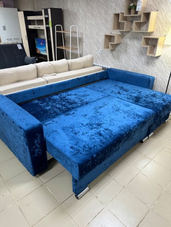 "ЛОРА ЛЮКС" Угловой диван НПБ в ткани Kioto  "ЛОРА ЛЮКС" Угловой диван НПБ в ткани Kioto