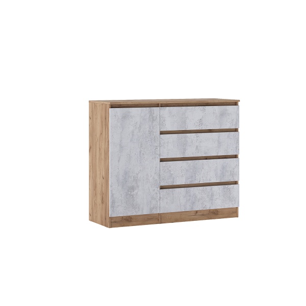 "Канна" комод 1 дверь 4 ящика  "Канна" комод 1 дверь 4 ящика