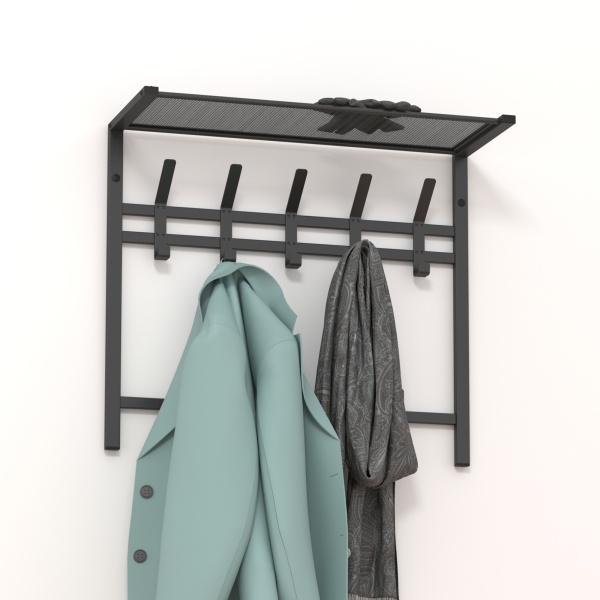 Вешалка с полкой 2-х ярусная "Торонто 22 в ассортименте Вешалка с полкой 2-х ярусная "Торонто 22 в ассортименте