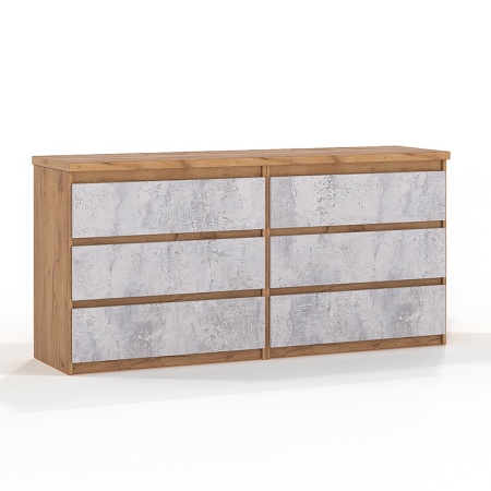 "Асти" комод 6 ящиков (1600*435*781)  "Асти" комод 6 ящиков (1600*435*781)