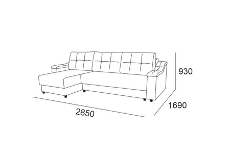 Мальта 3 ДУ левый пантограф (5кат) (2850*1690*930) Мебельный формат г.Екатеринбург Мальта 3 ДУ левый пантограф (5кат) (2850*1690*930) Мебельный формат г.Екатеринбург