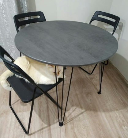 Стол обеденный Рико-Д МДФ  (900*745) Стол обеденный Рико-Д МДФ  (900*745)