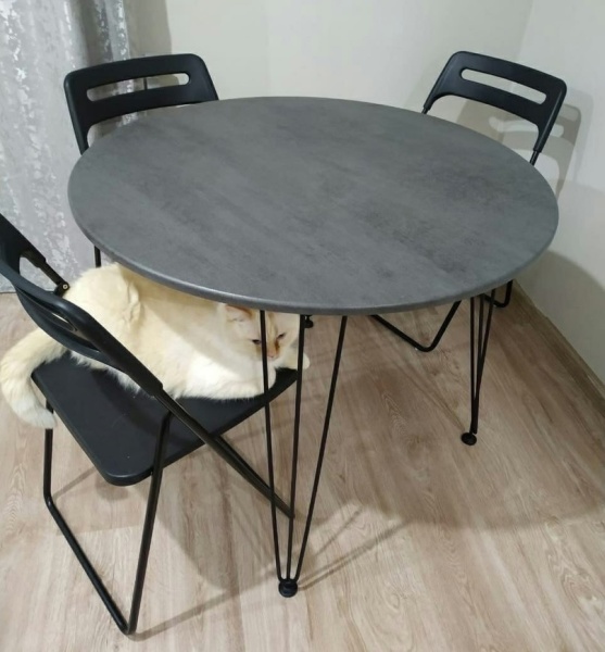 Стол обеденный Рико-Д МДФ  (900*745) Стол обеденный Рико-Д МДФ  (900*745)