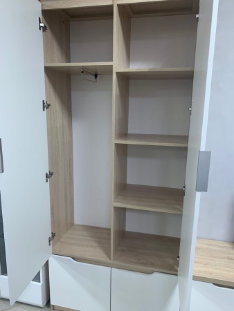 "Асти" шкаф 2-х створчатый (928*439*2103) "Асти" шкаф 2-х створчатый (928*439*2103)