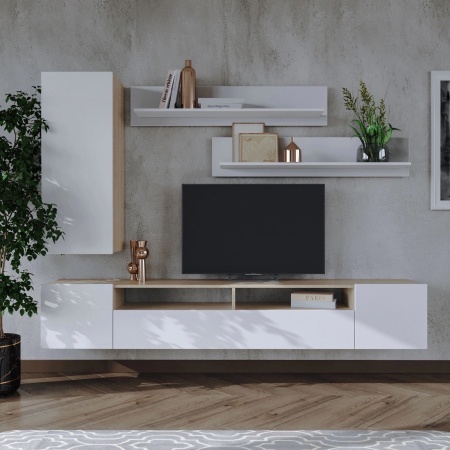 Модульная гостиная "Соло" 2 полки Модульная гостиная "Соло" 2 полки