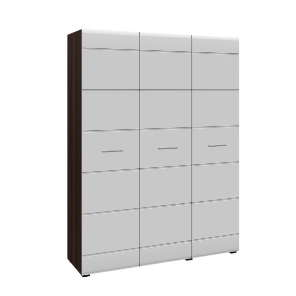 "Ненси" шкаф 3-х створчатый БЕЗ ЗЕРКАЛА (1500*465*2000)  "Ненси" шкаф 3-х створчатый БЕЗ ЗЕРКАЛА (1500*465*2000)