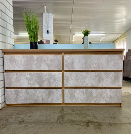 "Асти" комод 6 ящиков (1600*435*781)  "Асти" комод 6 ящиков (1600*435*781)