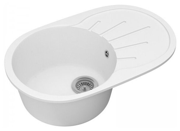 Мойка из искуств. камня Granmill 27 СНЯТО С ПРОИЗ-ВА  (750*450) белая Мойка из искуств. камня Granmill 27 СНЯТО С ПРОИЗ-ВА  (750*450) белая