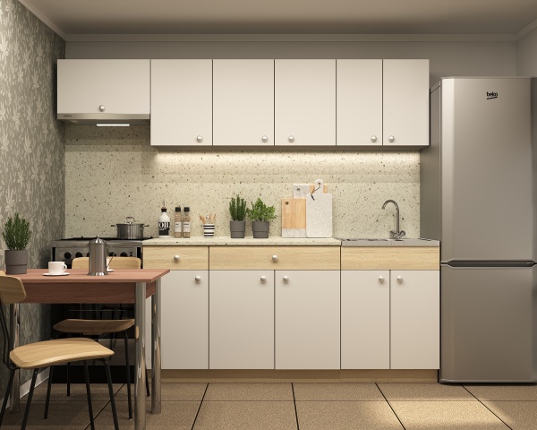 Кухня "Ника" ЛДСП 2,4м Кухня "Ника" ЛДСП 2,4м