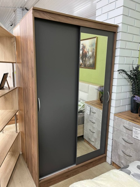 Шкаф -купе "Элегант" с одним зеркалом (1108х593х2000) Шкаф -купе "Элегант" с одним зеркалом (1108х593х2000)