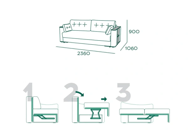 Респект 1 БД  (2360*1060*900) Мебельный формат г.Екатеринбург Респект 1 БД  (2360*1060*900) Мебельный формат г.Екатеринбург