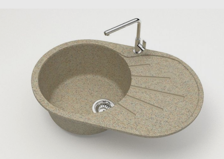 Мойка матовая из искуств.камня AGATA 110/Q5 песочная (730*450*215) Мойка матовая из искуств.камня AGATA 110/Q5 песочная (730*450*215)