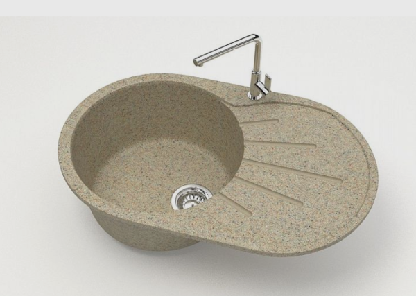Мойка матовая из искуств.камня AGATA 110/Q5 песочная (730*450*215) Мойка матовая из искуств.камня AGATA 110/Q5 песочная (730*450*215)