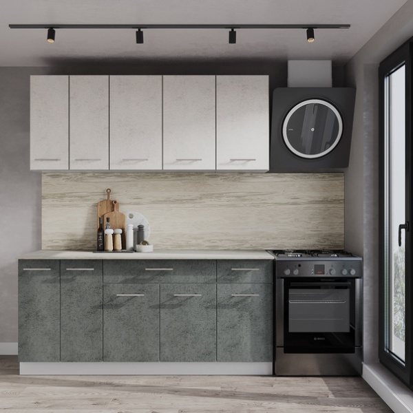 Кухня Бостон готовое решение 1800мм Кухня Бостон готовое решение 1800мм