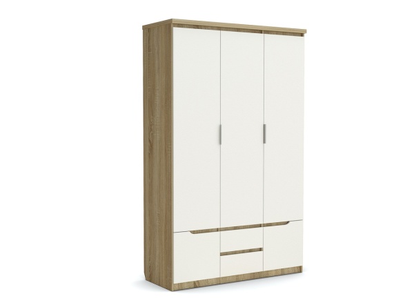 "Асти" шкаф 3-х створчатый 1310*512*2103 "Асти" шкаф 3-х створчатый 1310*512*2103