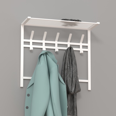 Вешалка с полкой 2-х ярусная "Торонто 22 в ассортименте Вешалка с полкой 2-х ярусная "Торонто 22 в ассортименте