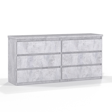 "Асти" комод 6 ящиков (1600*435*781)  "Асти" комод 6 ящиков (1600*435*781)