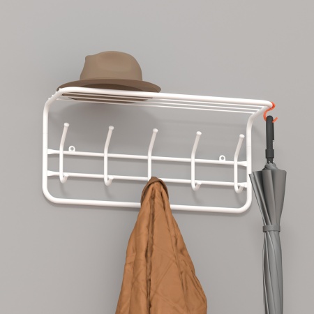 Вешалка с полкой 60 см,  Вешалка с полкой 60 см,