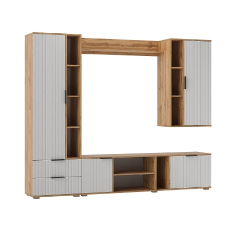 Модульная гостиная "Николь" МДФ  Модульная гостиная "Николь" МДФ